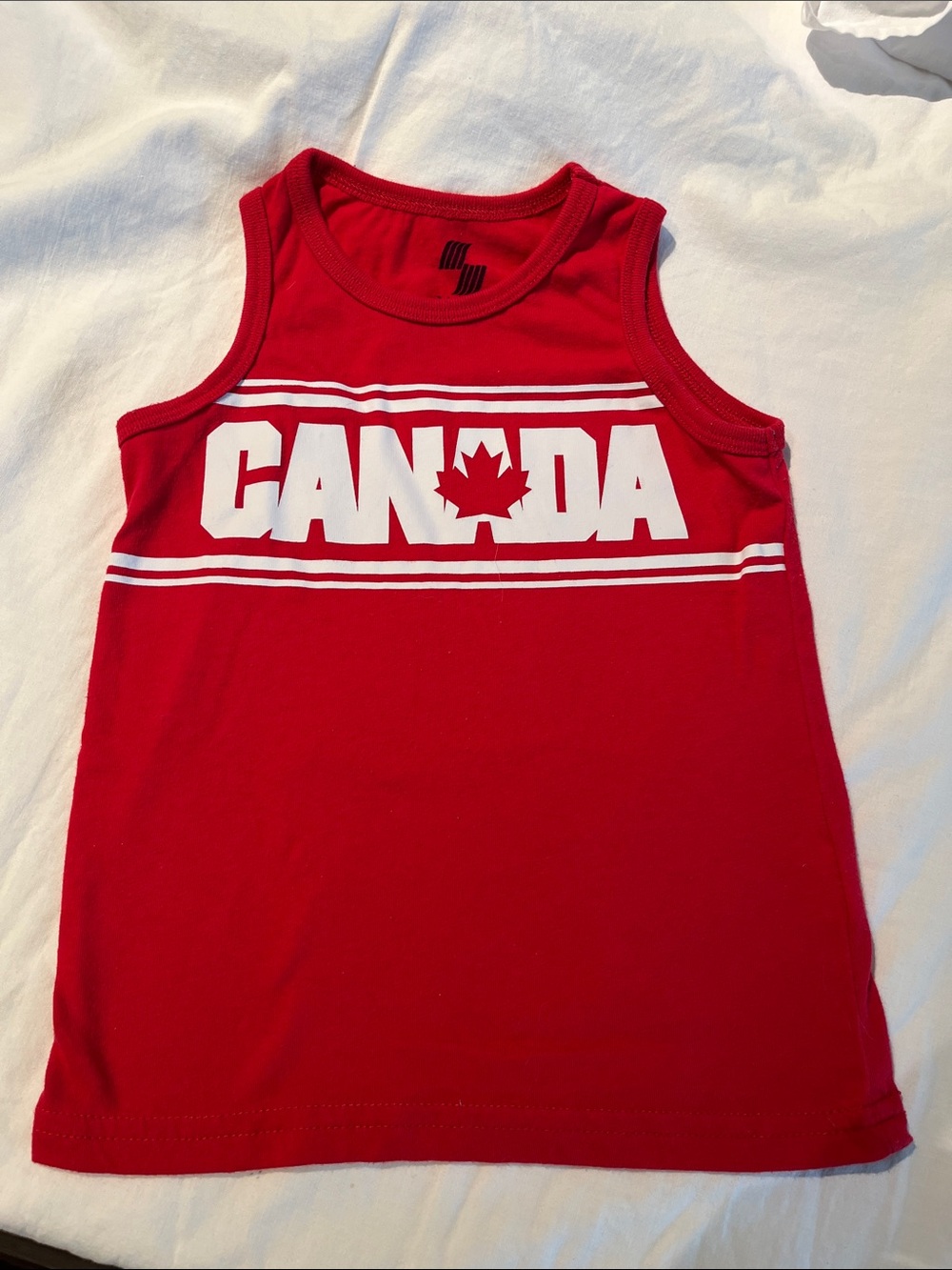 2T Canada Red Kids Tank Top
